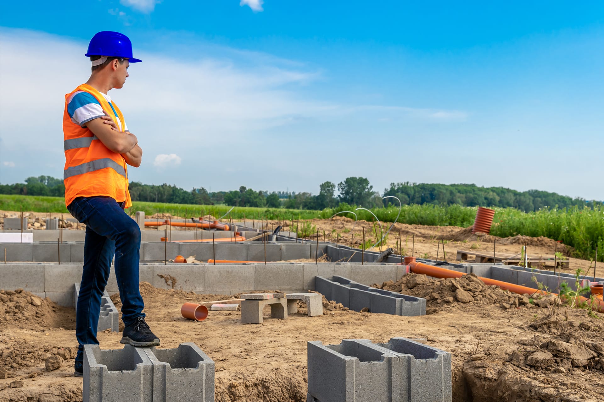 foundation inspection by Engineer