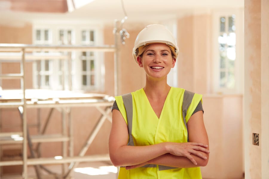 Female inspector engineer