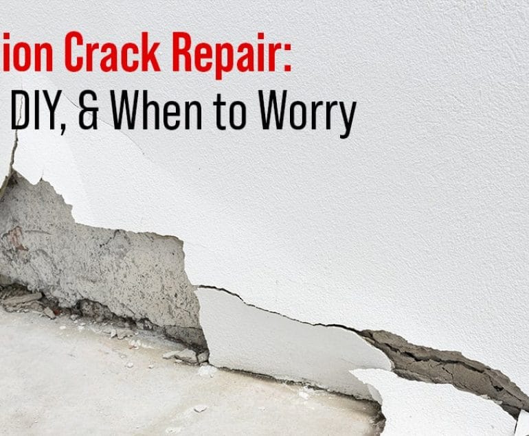 foundation crack repair