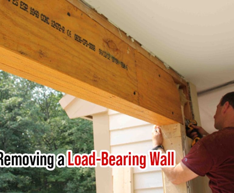 removing load bearing wall