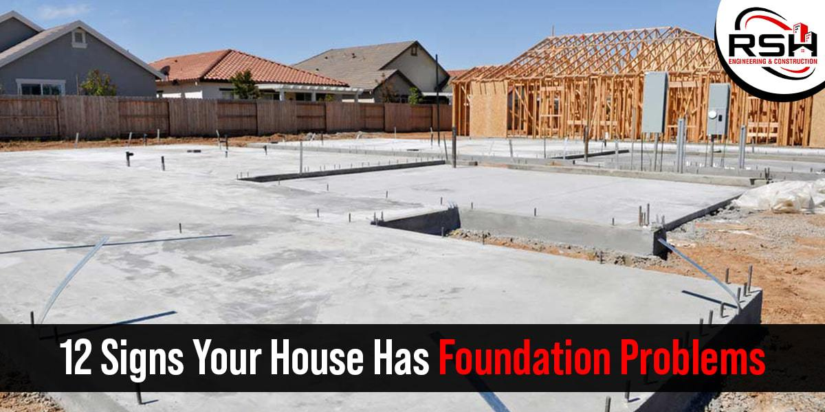 signs of foundation problems